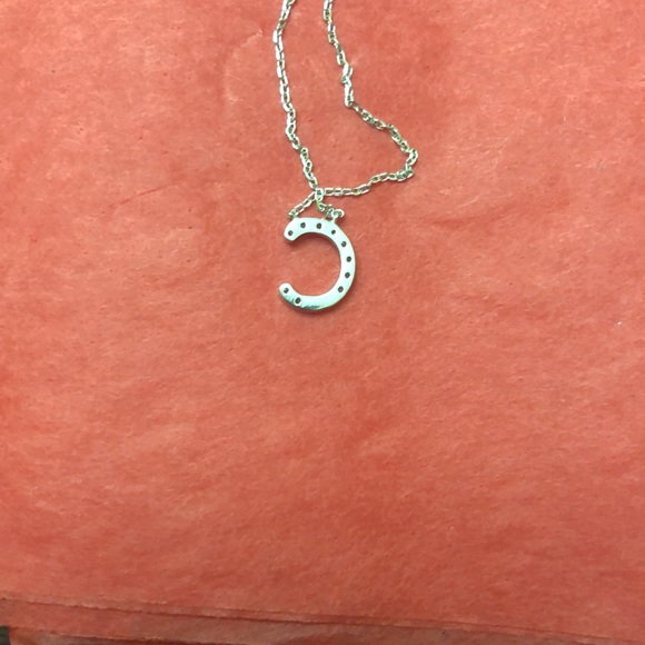 Haltoms Diamond letter C 925 sterling necklace - Picture 3 of 3